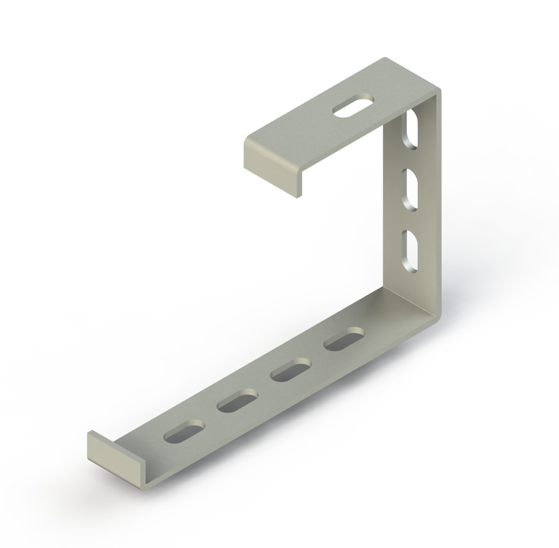 Duvar-Tavan Konsolu L:150mm, T:3mm ( Elektro Galvaniz )