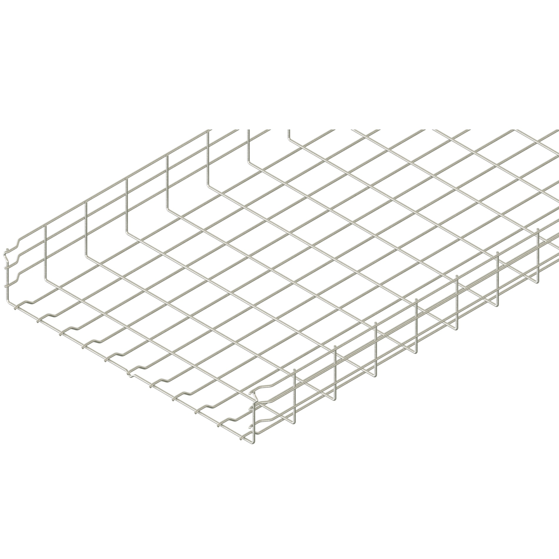 Hızlı Bağlantılı Tel Kanal W550mm H100mm T5mm L:3000 Elektro Galvaniz