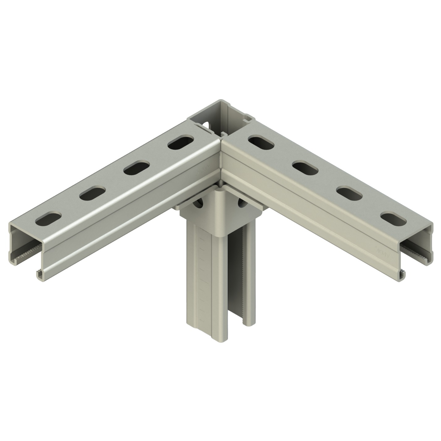 3D 90° C Profil Köşe Birleştirme Braketi Tip 2, T:5mm ( Sıcak Daldırma )