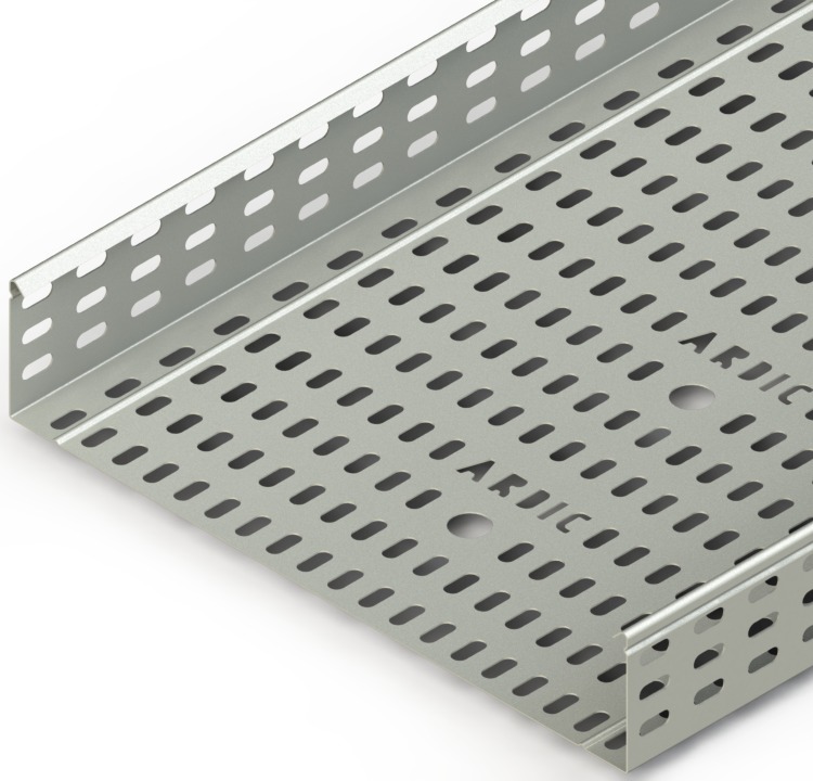 Ağır Hizmet Kablo Tavası W450mm H80mm T2mm L:3000 Sıcak Daldırma