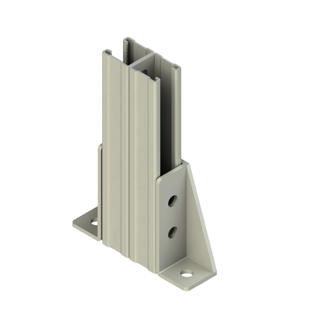 Çiftli C Profil Montaj Tabanı, T:5mm ( Sıcak Daldırma )