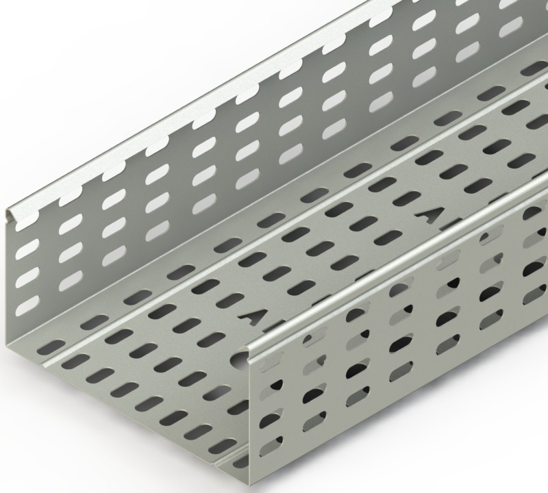 Ağır Hizmet Kablo Tavası W250mm H100mm T2mm L:3000 Pregalvaniz