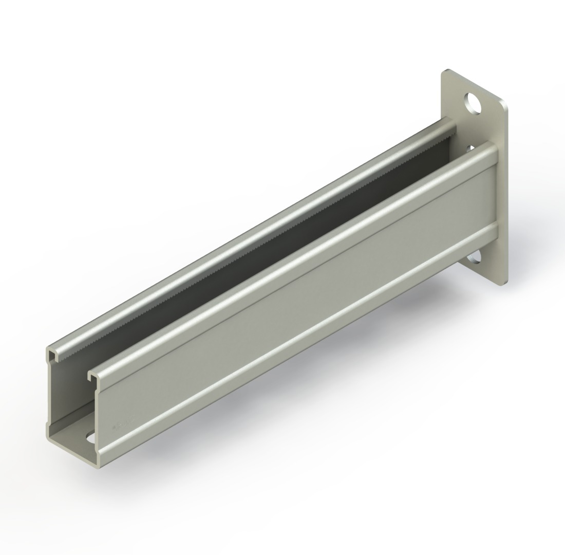 C Destek Konsolu, 41х62mm, L:300mm, T:2mm ( Elektro Galvaniz )