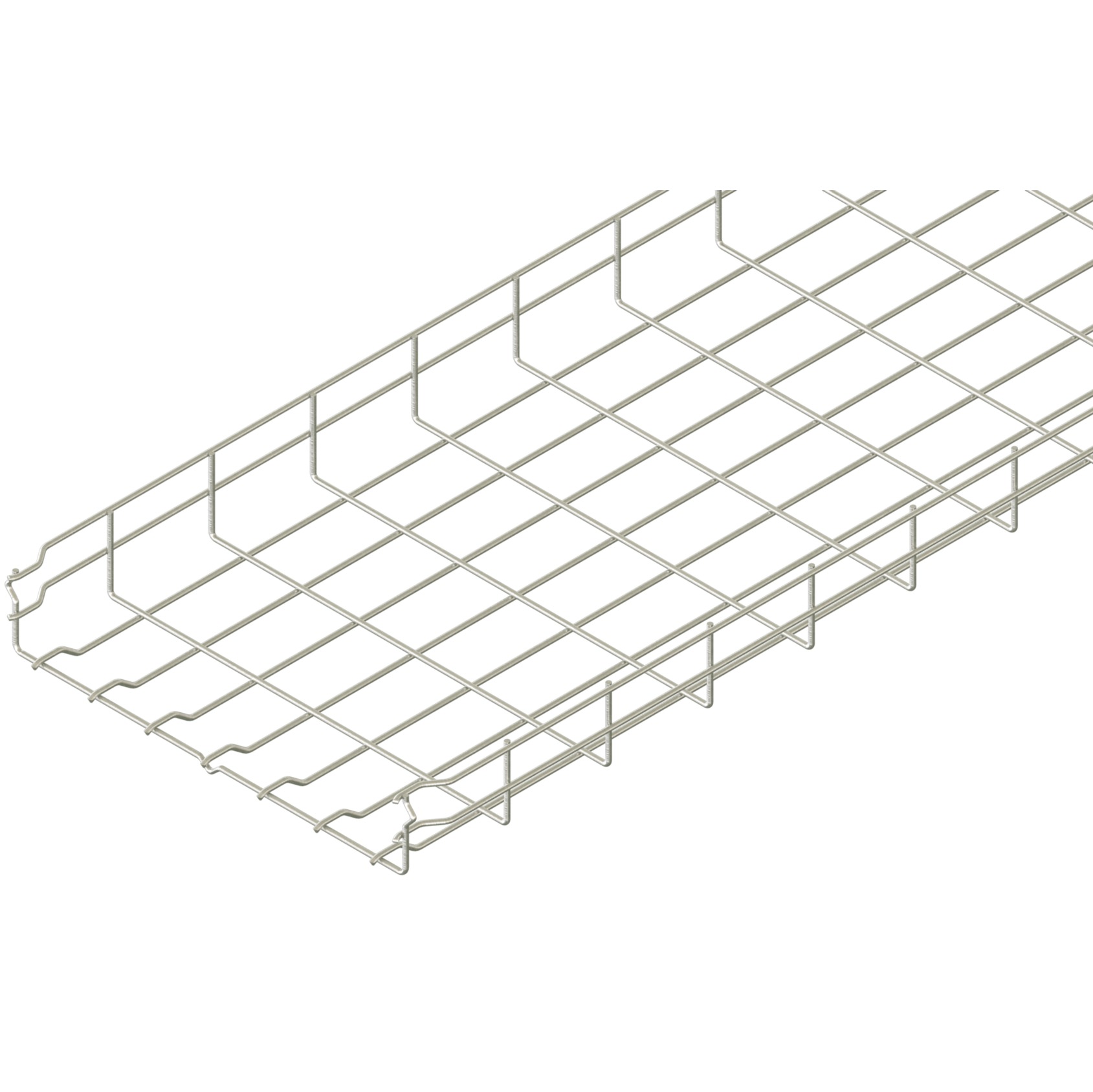 Hızlı Bağlantılı Tel Kanal W350mm H80mm T4mm L:3000 Elektro Galvaniz
