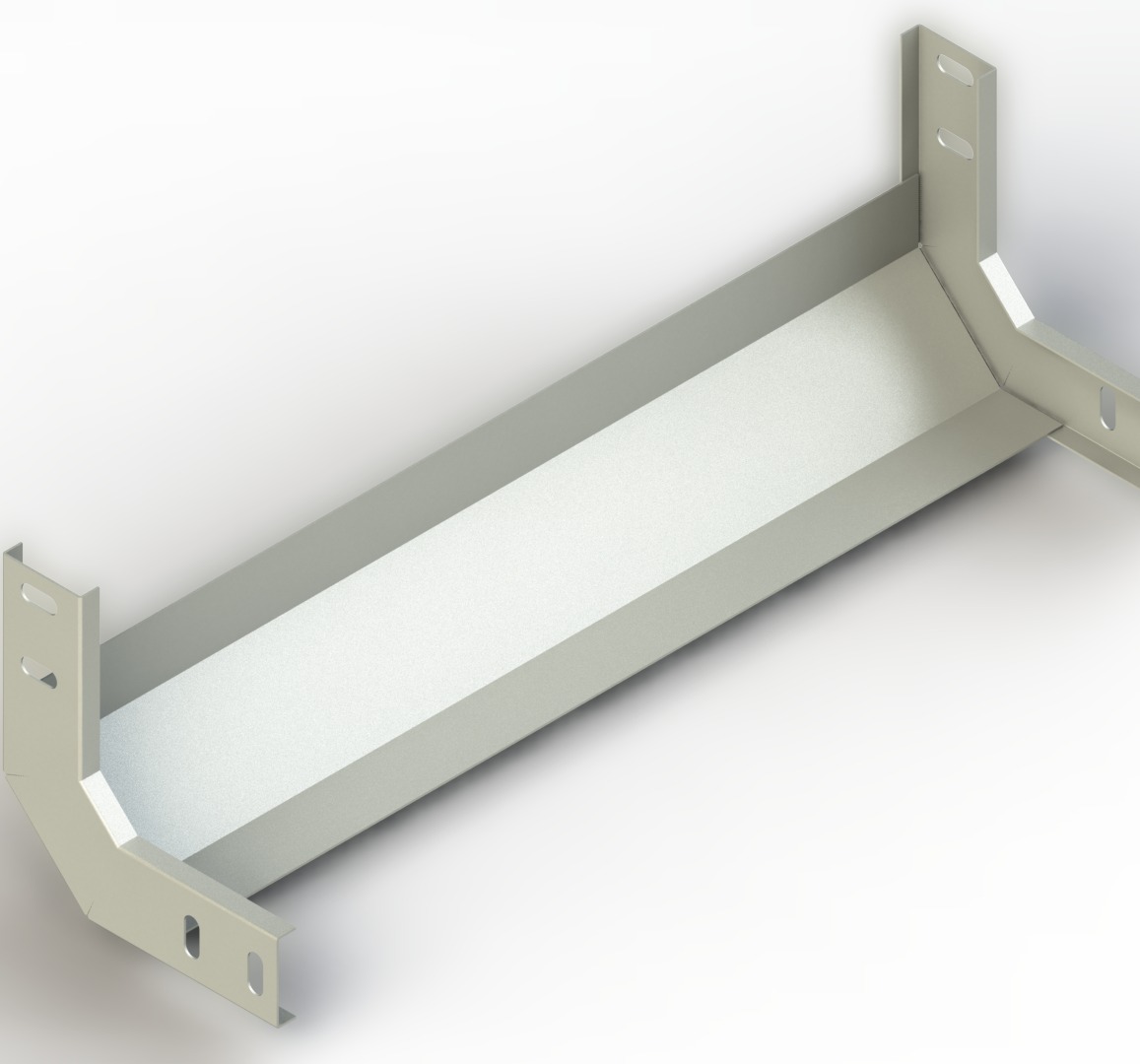 İç Bukey Sabit 90 Derece Dönüş W500mm H40mm T1,2mm Sıcak Daldırma