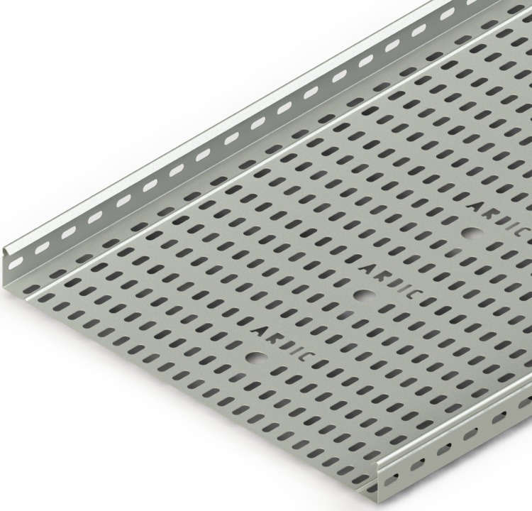 Ağır Hizmet Kablo Tavası W500mm H50mm T1mm L:3000 Pregalvaniz