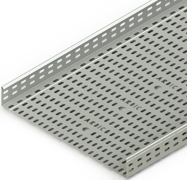 Ağır Hizmet Kablo Tavası W500mm H60mm T2mm L:3000 Sıcak Daldırma