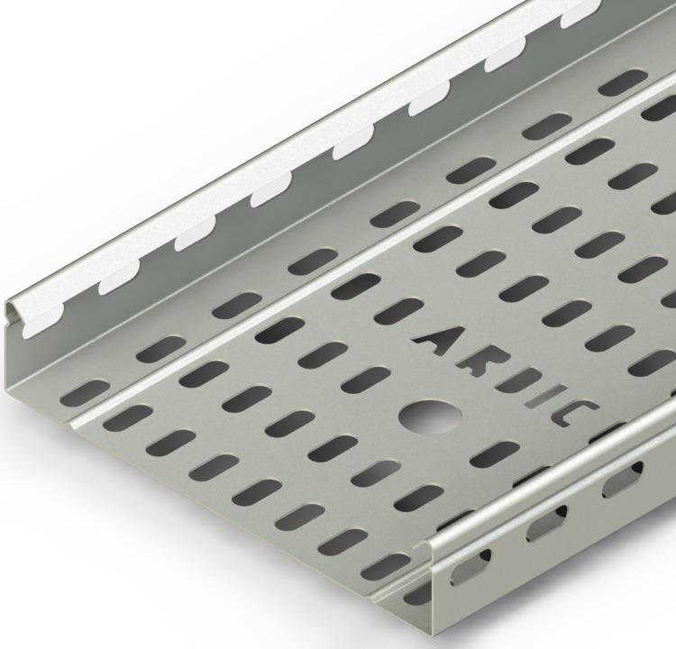 Ağır Hizmet Kablo Tavası W200mm H40mm T1mm L:3000 Pregalvaniz