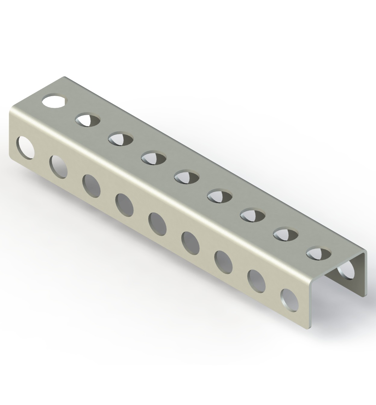 Kablo Tavası Taşıyıcı `U` Tipi W: 120mm, T:1,2mm ( Sıcak Daldırma )