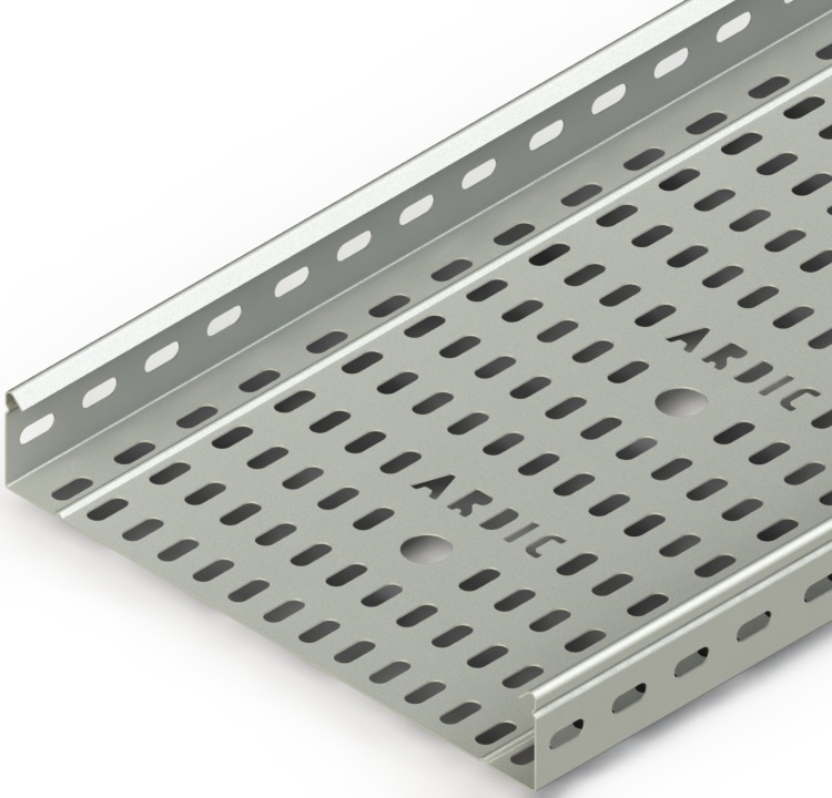 Ağır Hizmet Kablo Tavası W300mm H50mm T1,2mm L:3000 Pregalvaniz