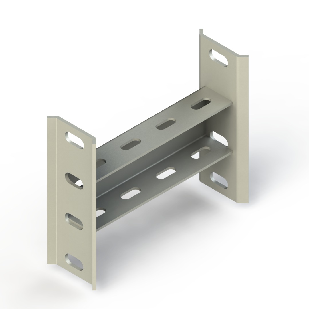 UPK Profil Montaj Braketi, L:200mm, T:3mm ( Sıcak Daldırma )