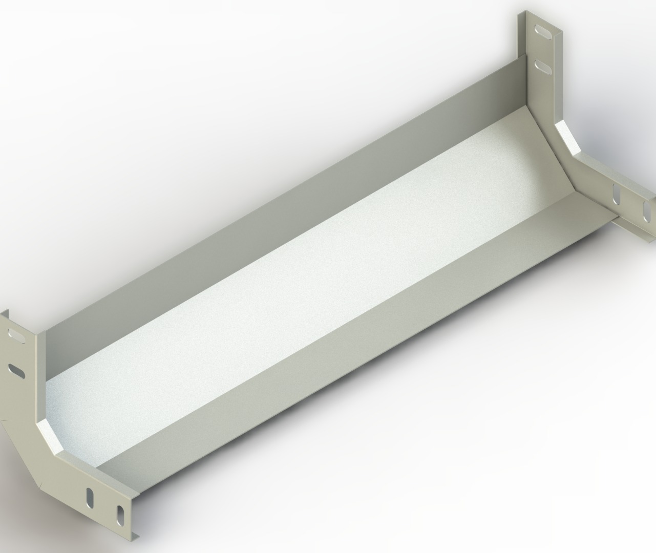 İç Bukey Sabit 90 Derece Dönüş W600mm H40mm T1,2mm Sıcak Daldırma