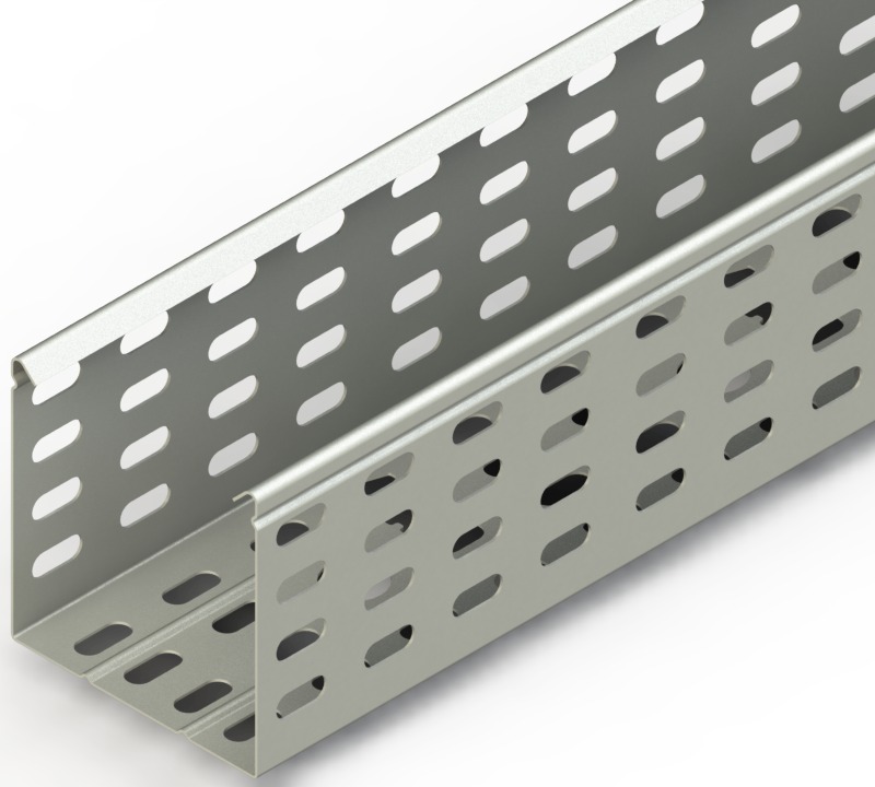 Ağır Hizmet Kablo Tavası W150mm H100mm T2mm L:3000 Pregalvaniz
