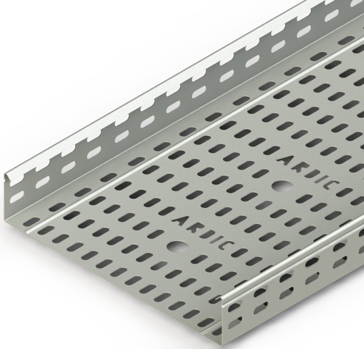 Ağır Hizmet Kablo Tavası W300mm H60mm T1,2mm L:3000 Sıcak Daldırma