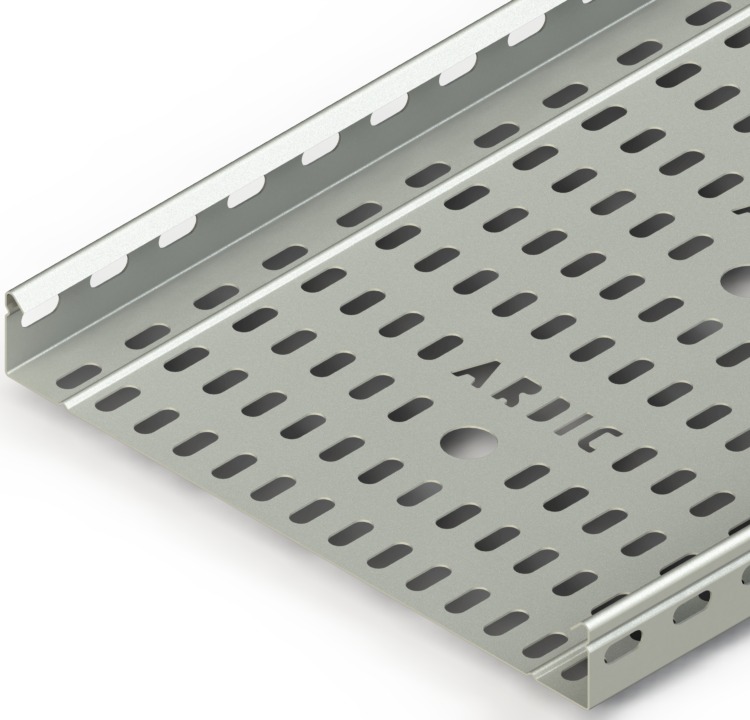 Ağır Hizmet Kablo Tavası W300mm H40mm T1,2mm L:3000 Sıcak Daldırma