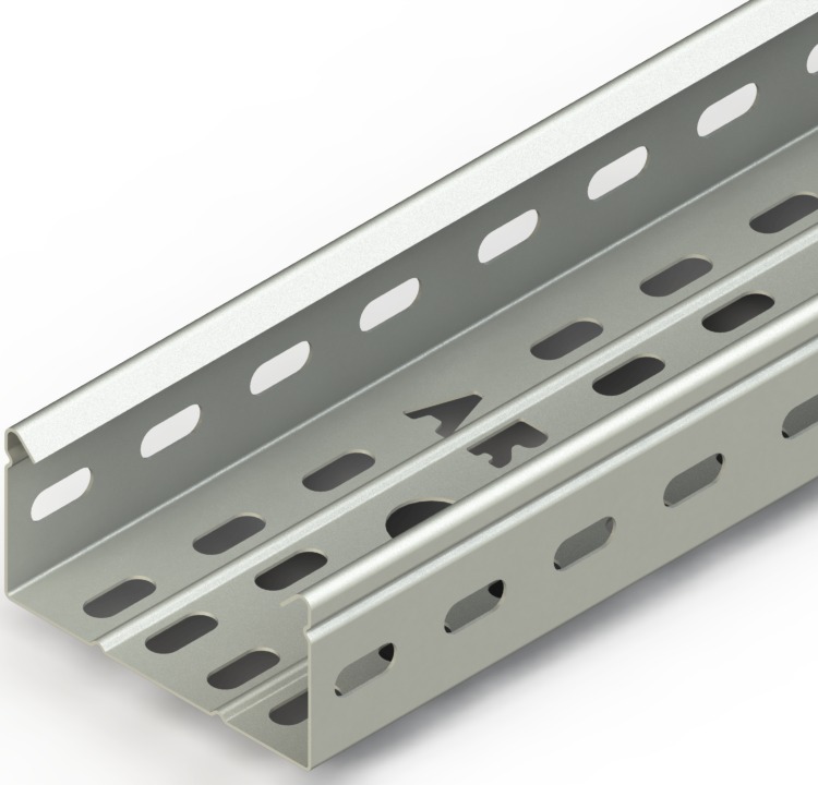 Ağır Hizmet Kablo Tavası W150mm H50mm T2mm L:3000 Pregalvaniz