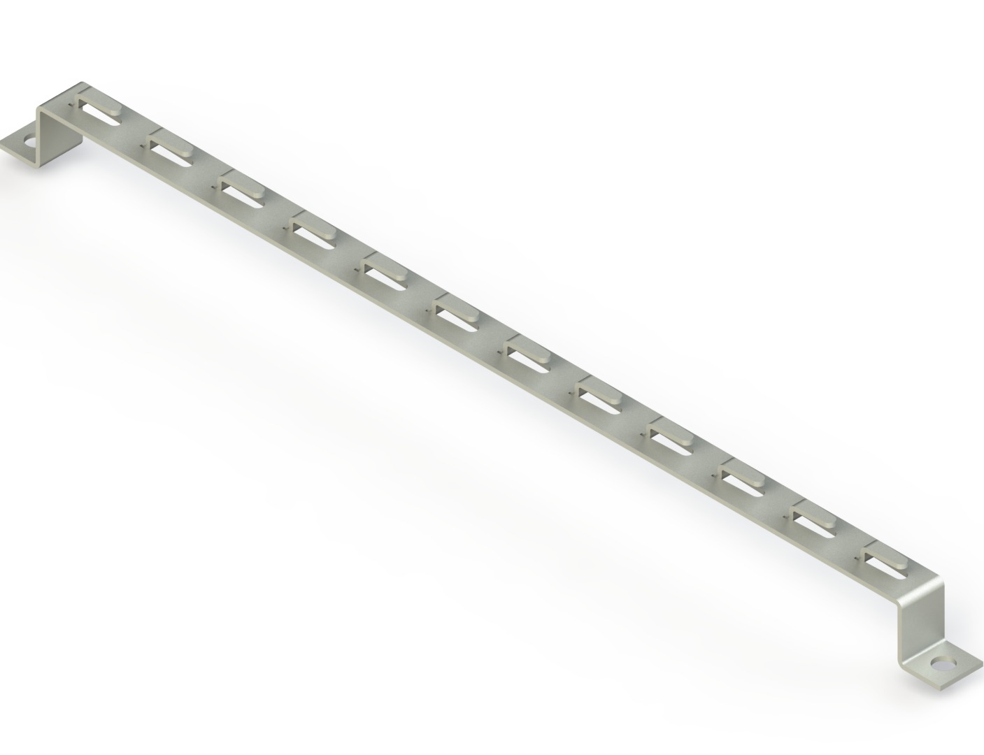 Yere ve Duvara Tırnaklı Tespit Elemanı L:600mm ( Pregalvaniz )