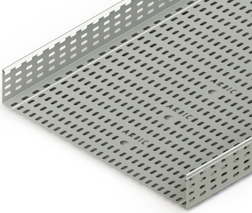 Ağır Hizmet Kablo Tavası W1000mm H100mm T2mm L:3000 Sıcak Daldırma