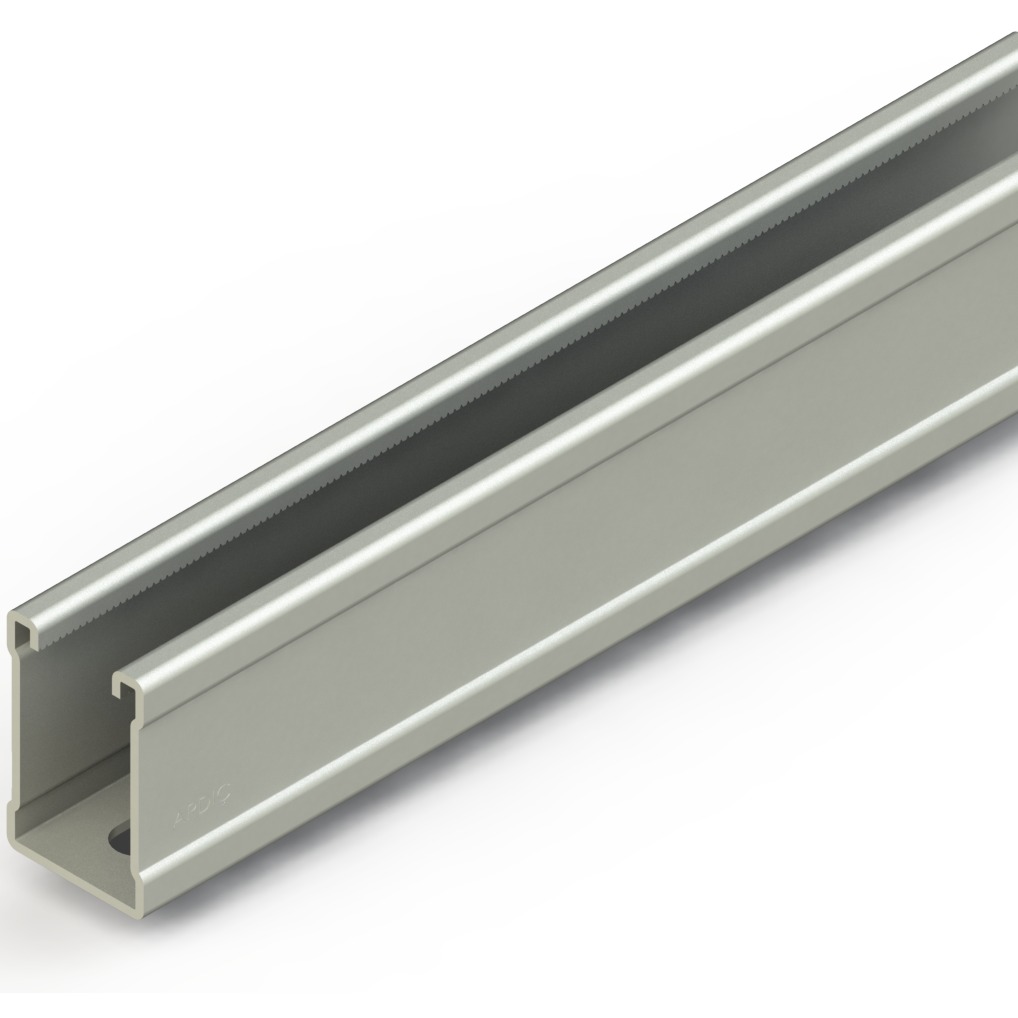 C Profil ( 1 Taraf Delikli ) 62x41 L:3000mm T1,5mm Sıcak Daldırma