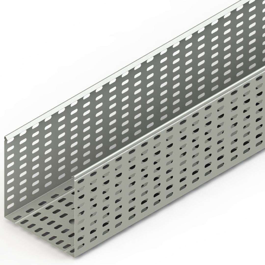 Ağır Hizmet Kablo Tavası W500mm H200mm T1,5mm L:3000 Pregalvaniz