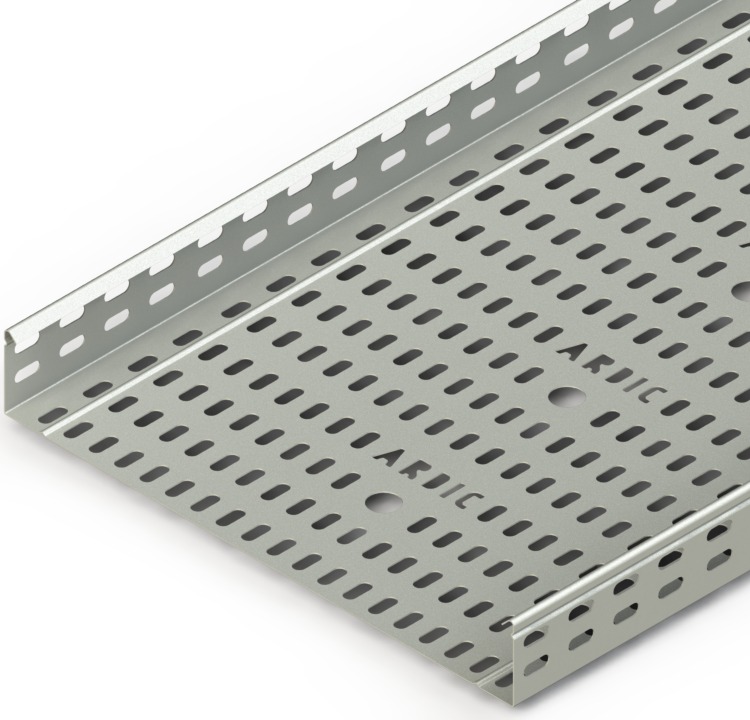 Ağır Hizmet Kablo Tavası W450mm H60mm T1mm L:3000 Pregalvaniz