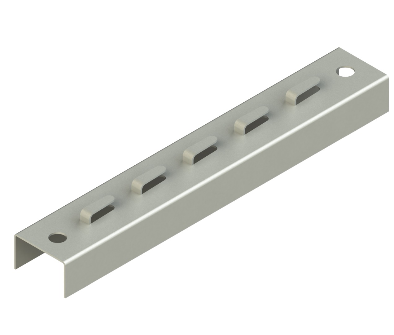 Tel Kanal Taşıyıcı Tırnaklı T:1,5mm L:550mm ( Pregalvaniz )