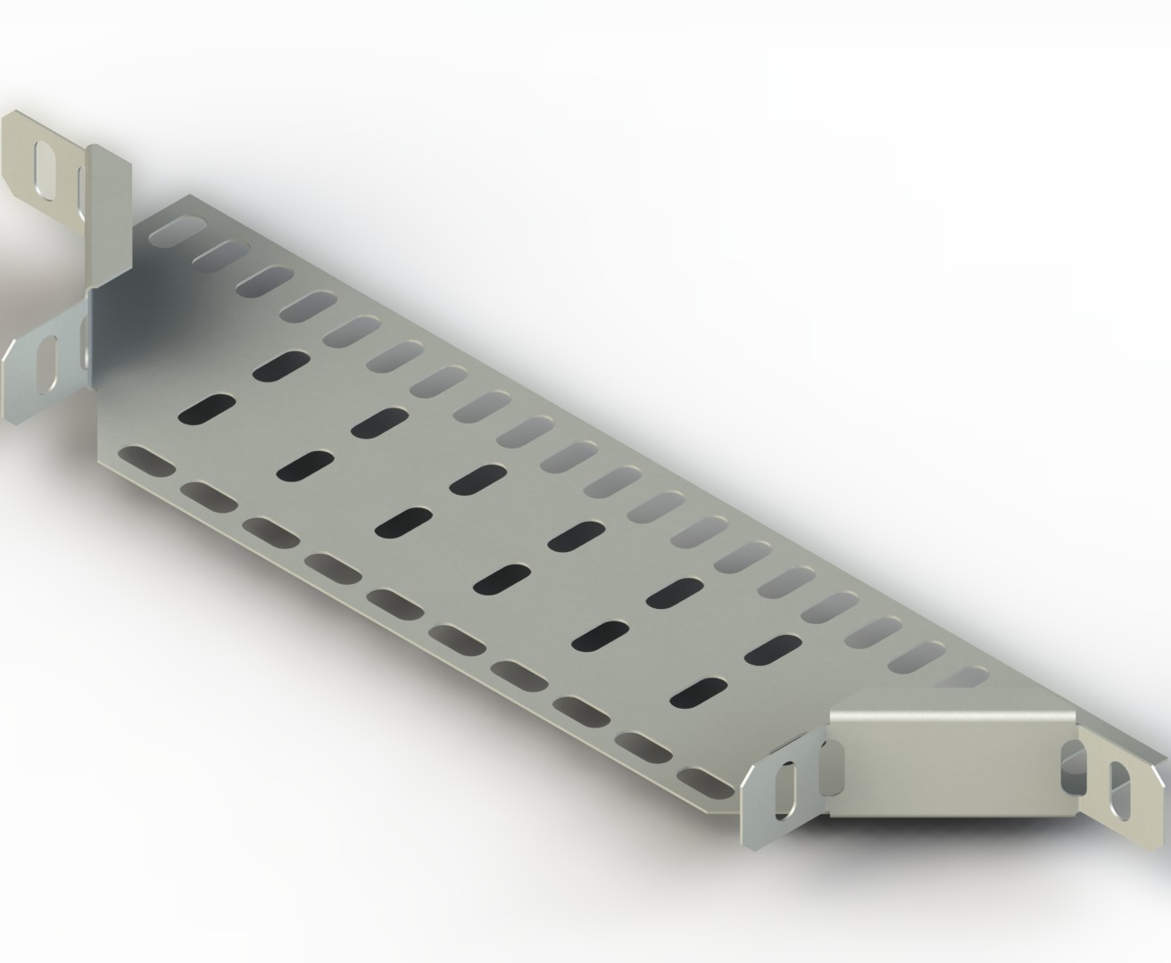 Parçalı T Dönüş W300mm H40mm T1,0mm Pregalvaniz