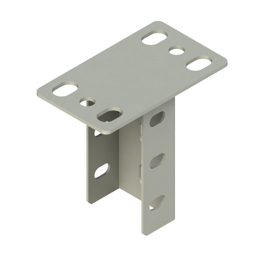 Kaynaklı tavan montaj braketi, T:2mm ( Electro Galvaniz )