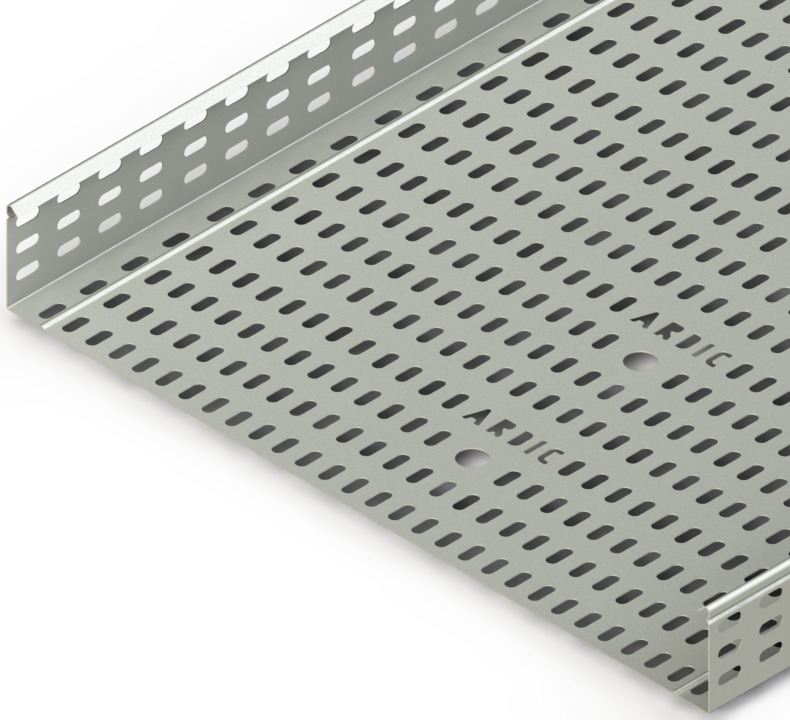 Ağır Hizmet Kablo Tavası W600mm H80mm T1,2mm L:3000 Pregalvaniz