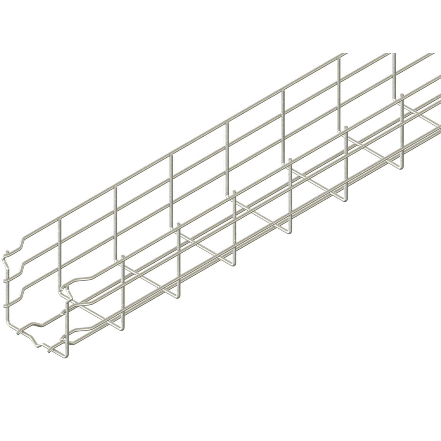 Hızlı Bağlantılı Tel Kanal W100mm H100mm T5mm L:3000 Elektro Galvaniz