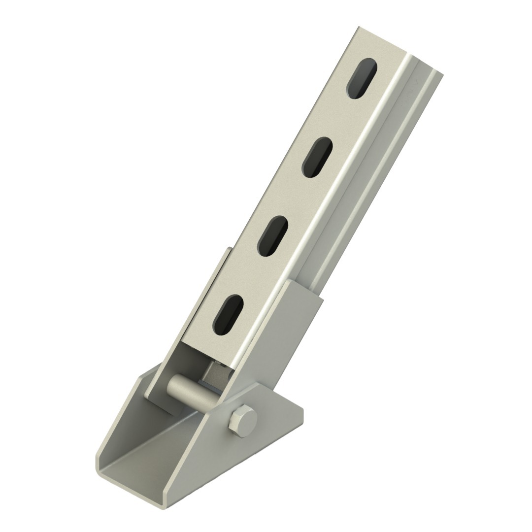 Ayarlanabilir Mafsallı Taban Plakası, T:5mm ( Sıcak Daldırma )