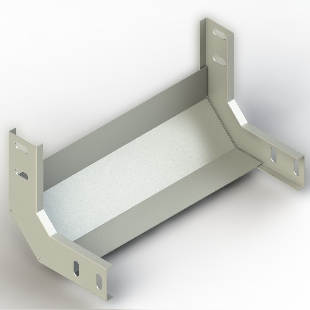 İç Bukey Sabit 90 Derece Dönüş W300mm H40mm T1,2mm Sıcak Daldırma