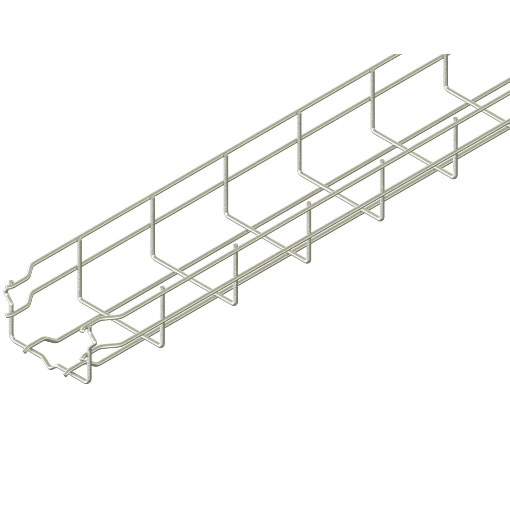 Hızlı Bağlantılı Tel Kanal W100mm H60mm T4mm L:3000 Elektro Galvaniz