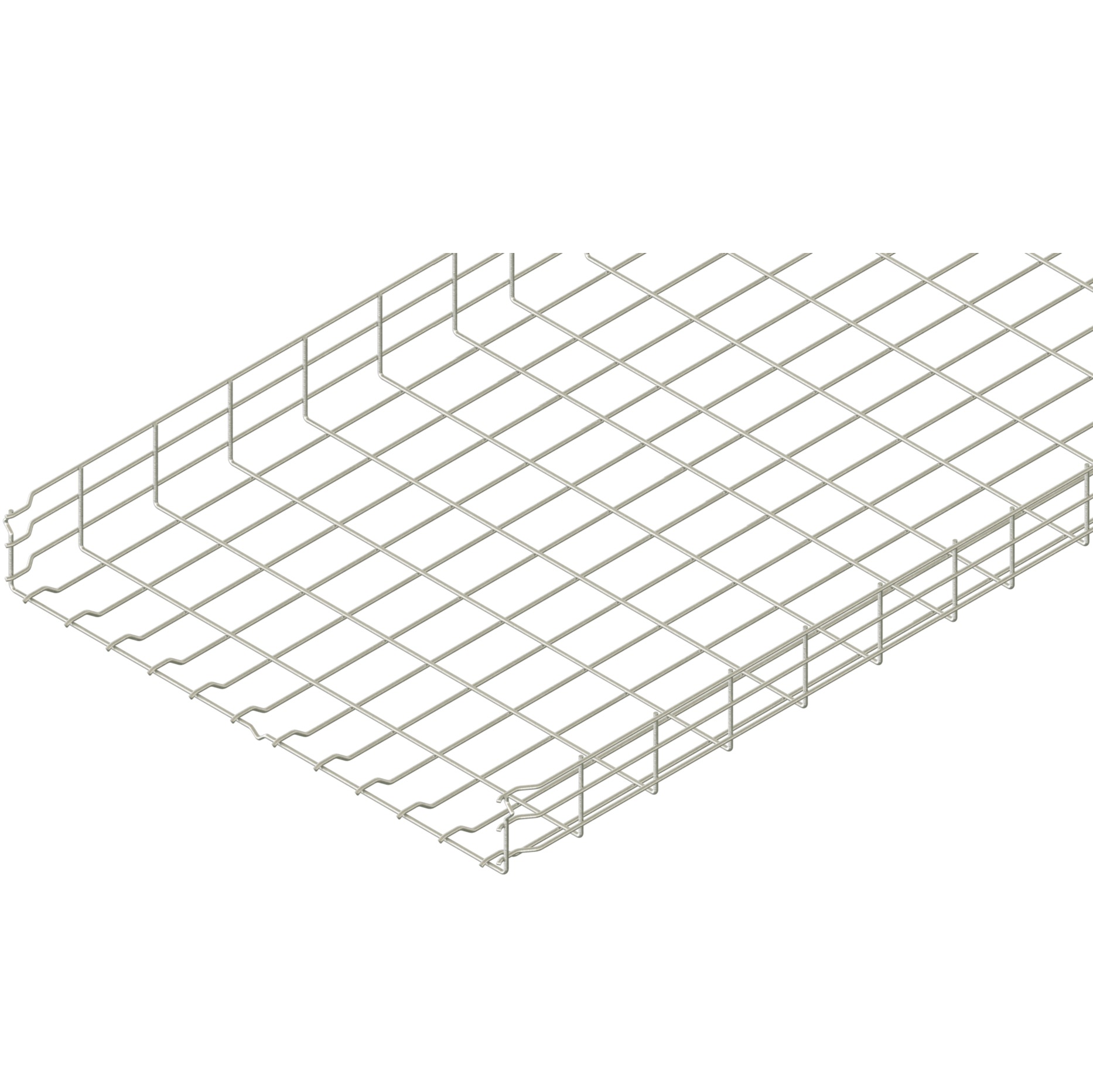 Hızlı Bağlantılı Tel Kanal W600mm H100mm T4mm L:3000 Elektro Galvaniz