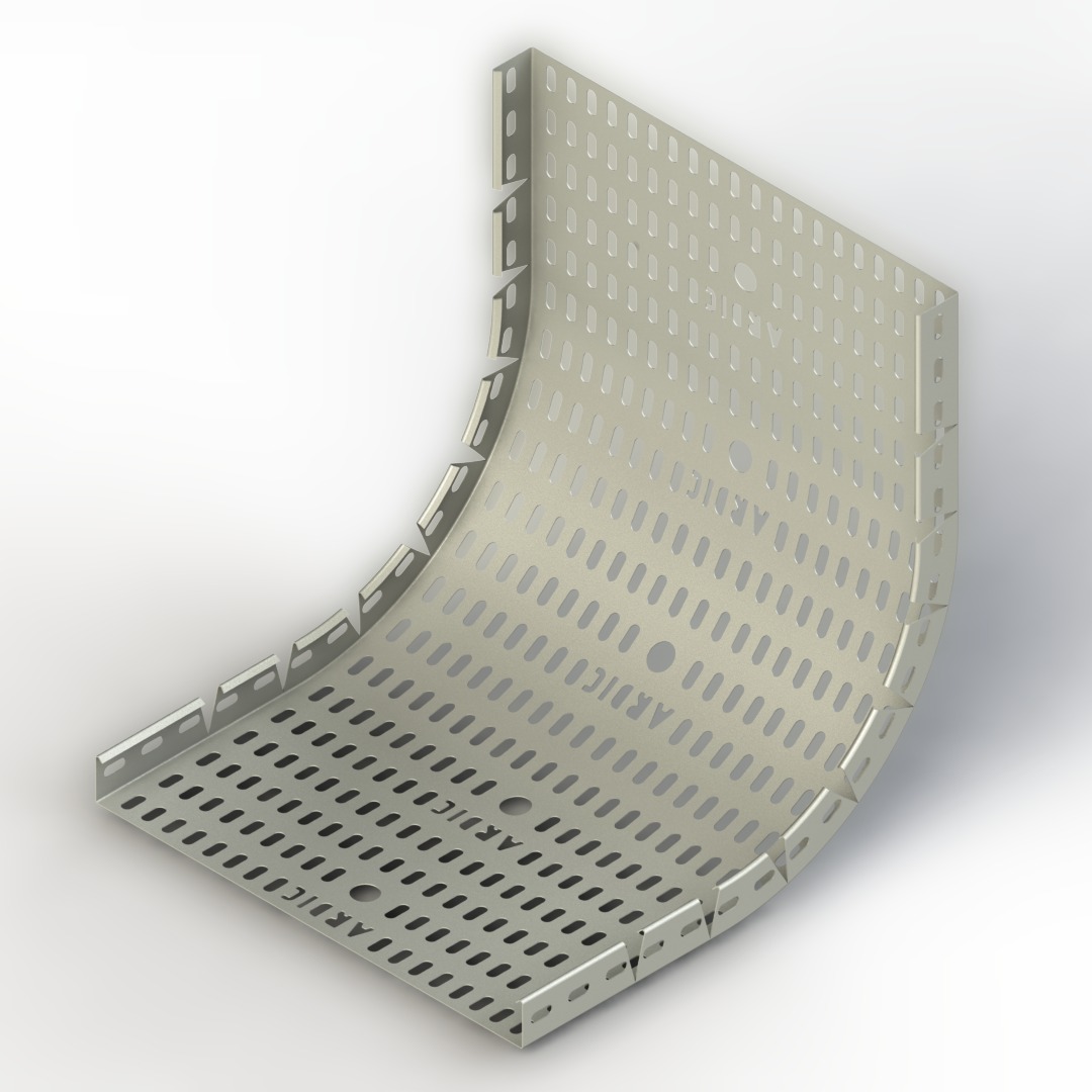 İç-Diç Hareketli bükey W400mm H40mm T1,2mm Sıcak Daldırma