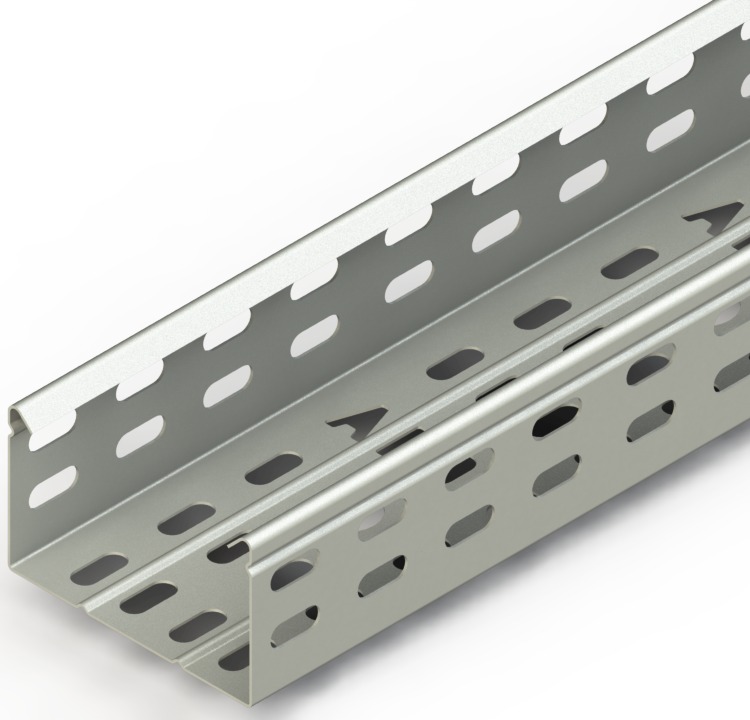Ağır Hizmet Kablo Tavası W150mm H60mm T1mm L:3000 Sıcak Daldırma